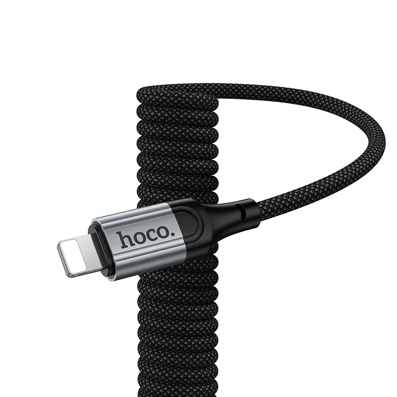 USB-C to Lightning Data and Charging Cable HOCO X121, 27W, 1.5m, Black - Image 3