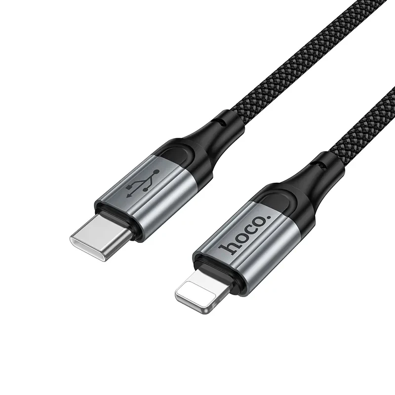 USB-C to Lightning Data and Charging Cable HOCO X121, 27W, 1.5m, Black - Image 5
