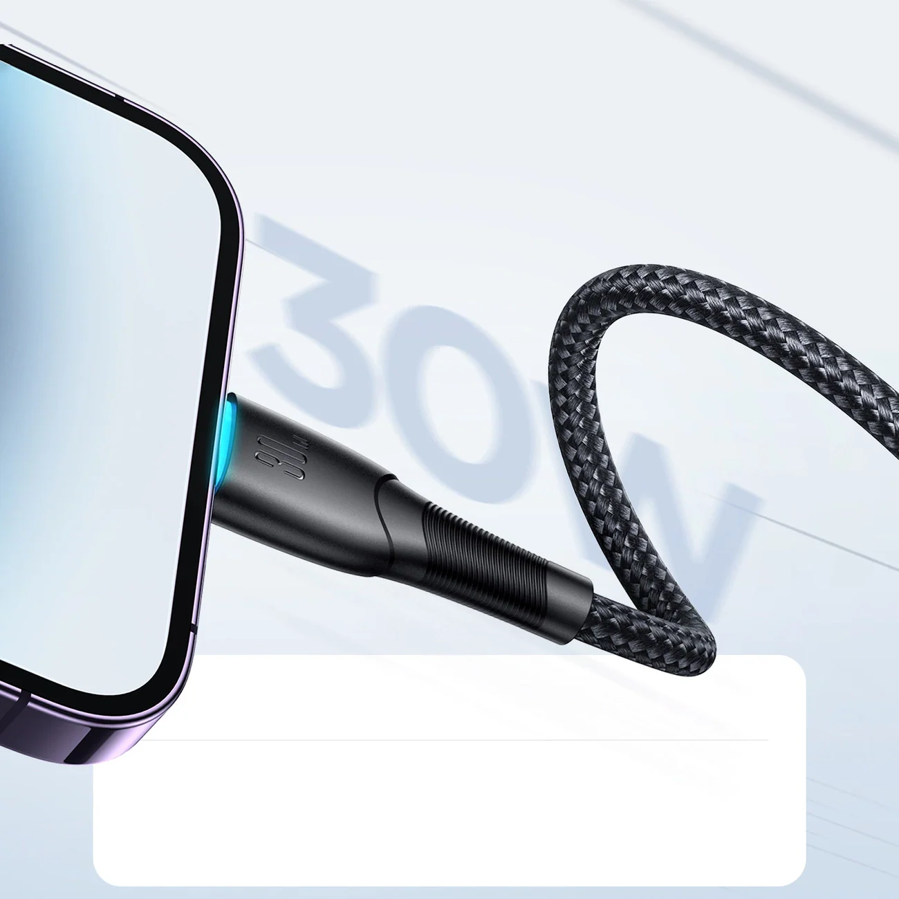 USB-C to Lightning Data and Charging Cable Joyroom S-A32, 30W, 1m, Black - Image 9