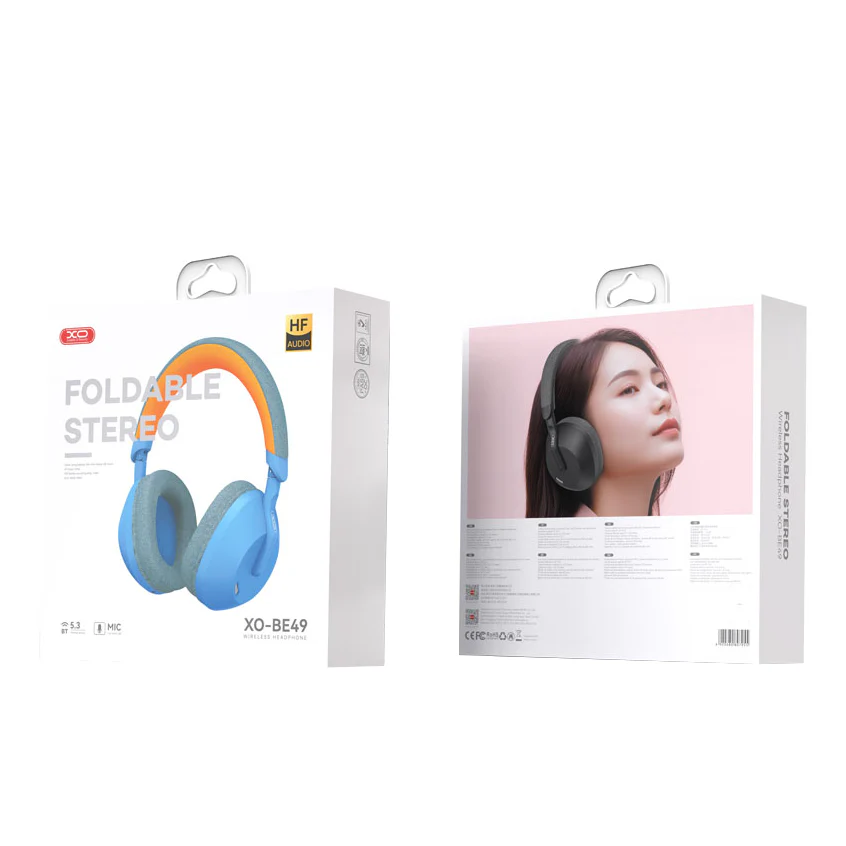 XO Design BE49 Qiyue Bluetooth Handsfree, A2DP, ANC, Blue - Image 4